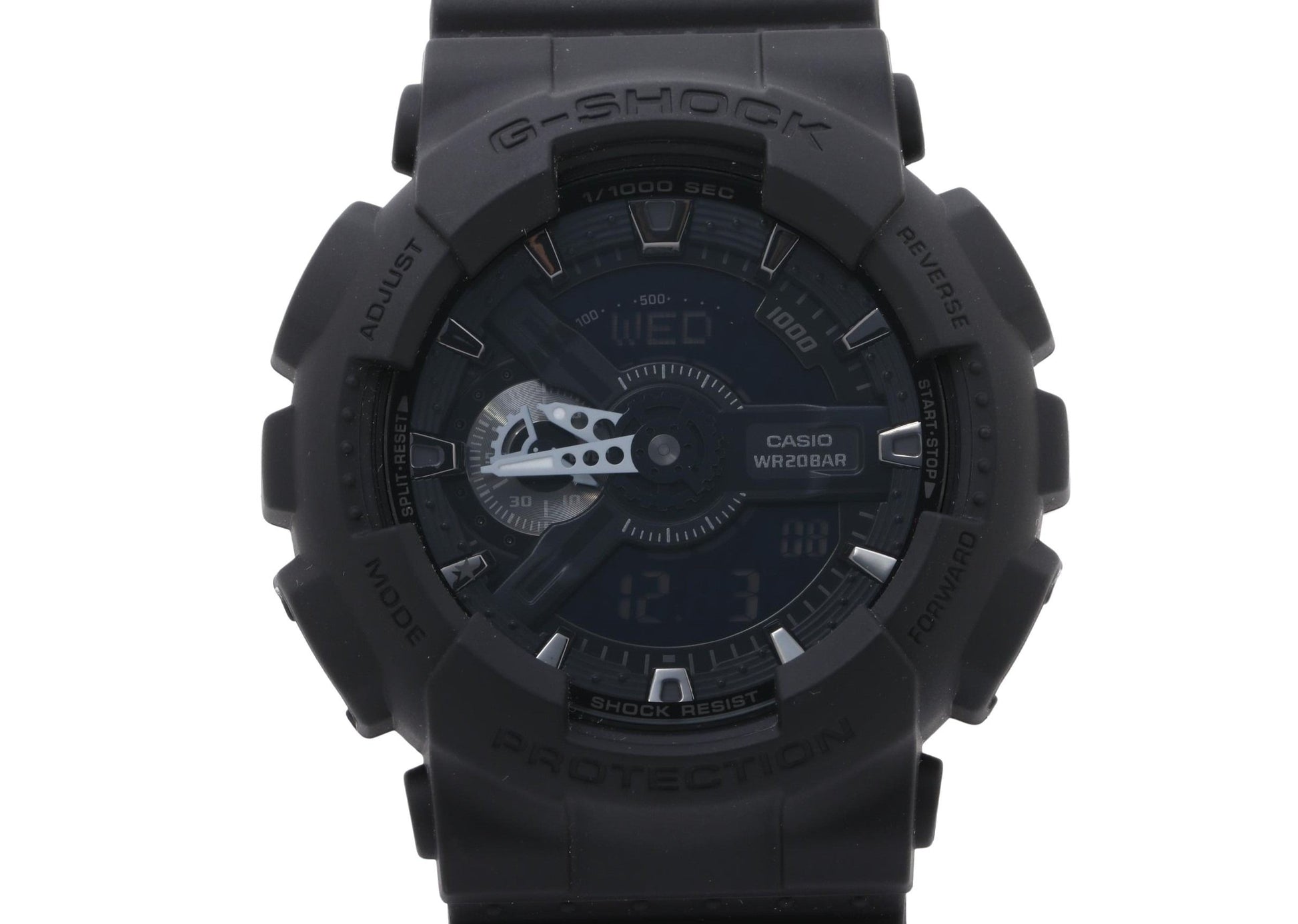 CASIO カシオ 時計 GSHOCK ANALOGDIGITAL110 SERIES GA114RE1AJR ブラック 樹脂 メンズ デジアナ 新品未使用展示品