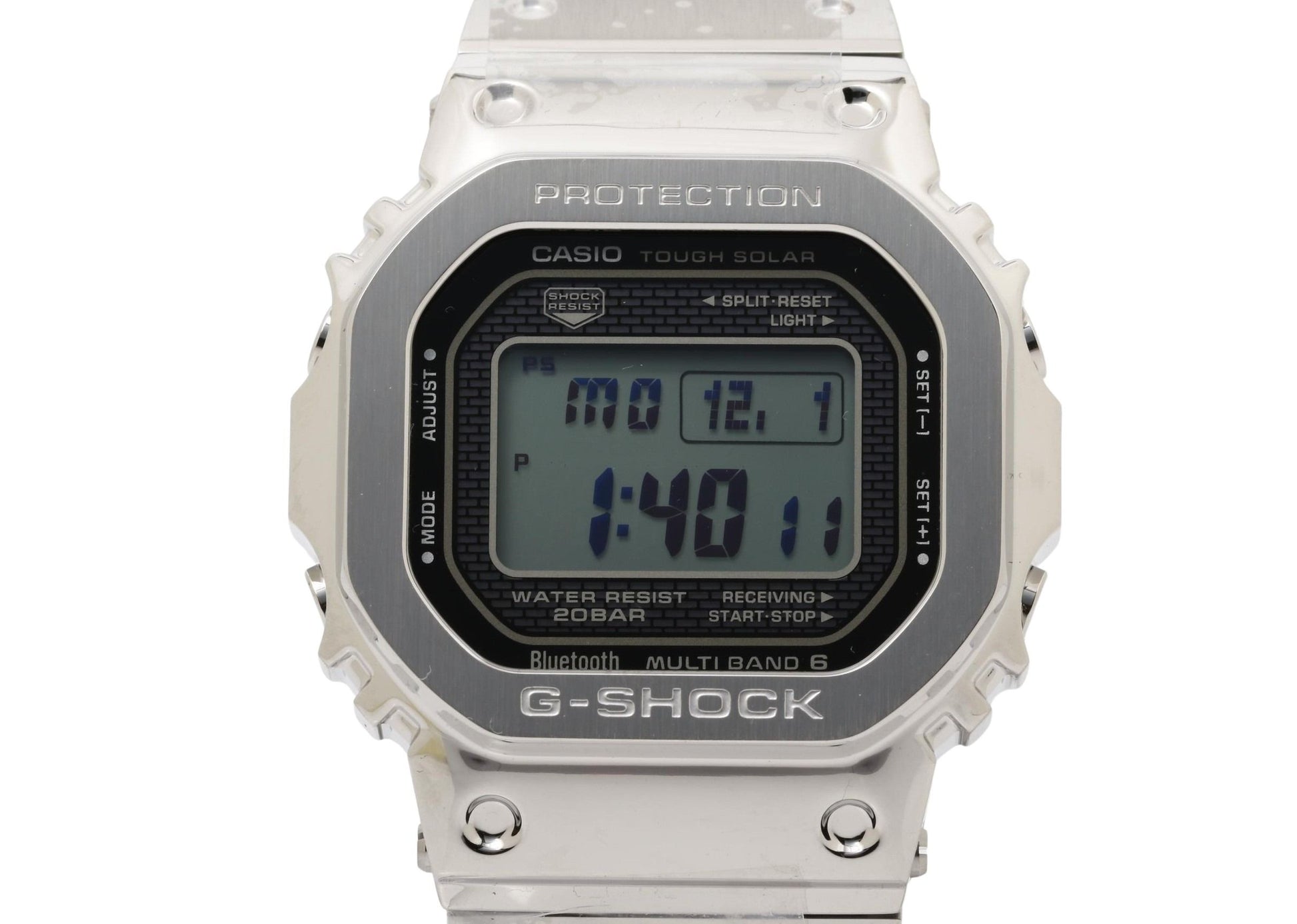 CASIO カシオ 時計 GSHOCK FULL METAL 5000 SERIES GMWB5000D1JF シルバー ステンレススチール メンズ デジタル 新古未使用展示品