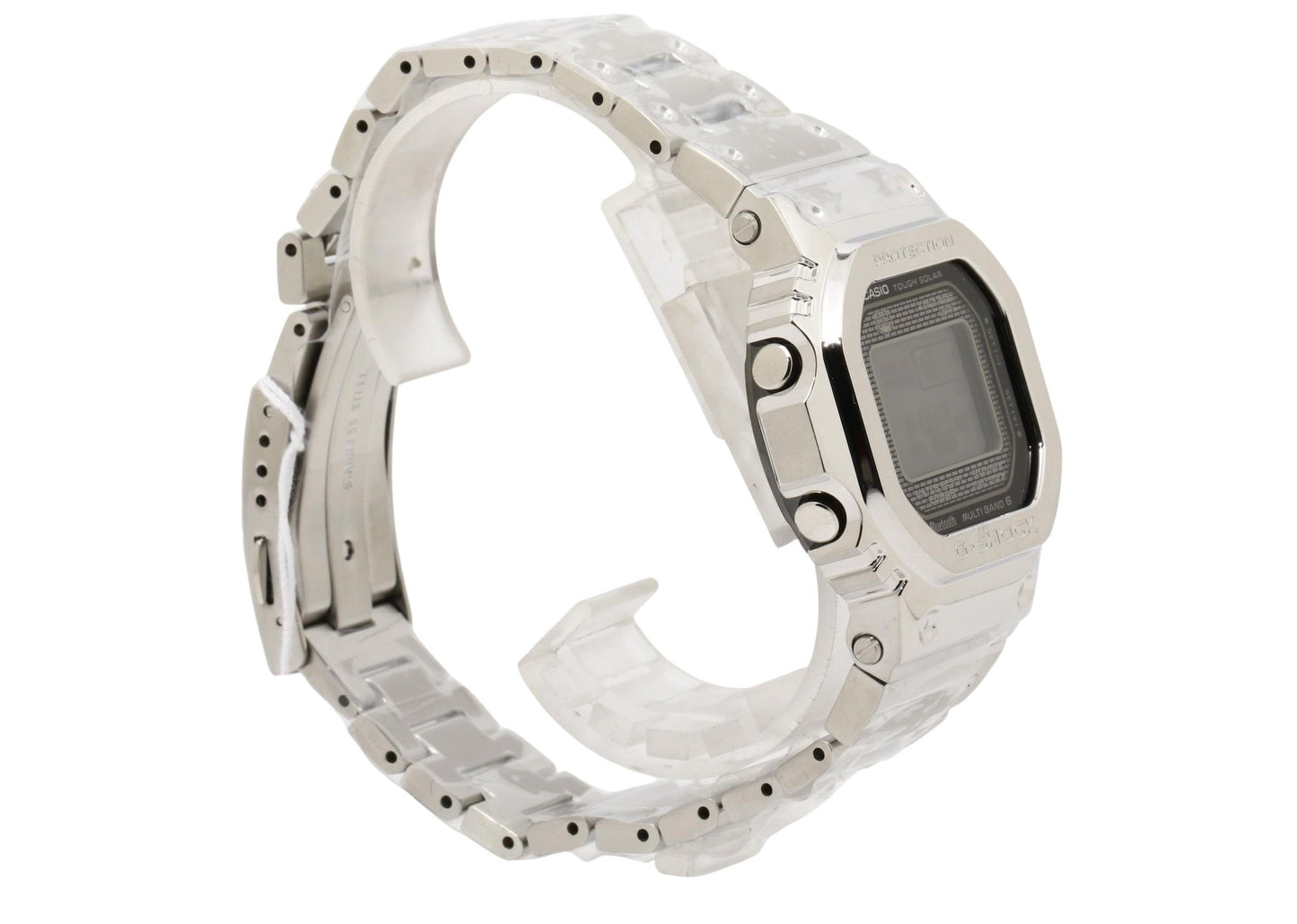 CASIO カシオ 時計 GSHOCK FULL METAL 5000 SERIES GMWB5000D1JF シルバー ステンレススチール メンズ デジタル 新古未使用展示品