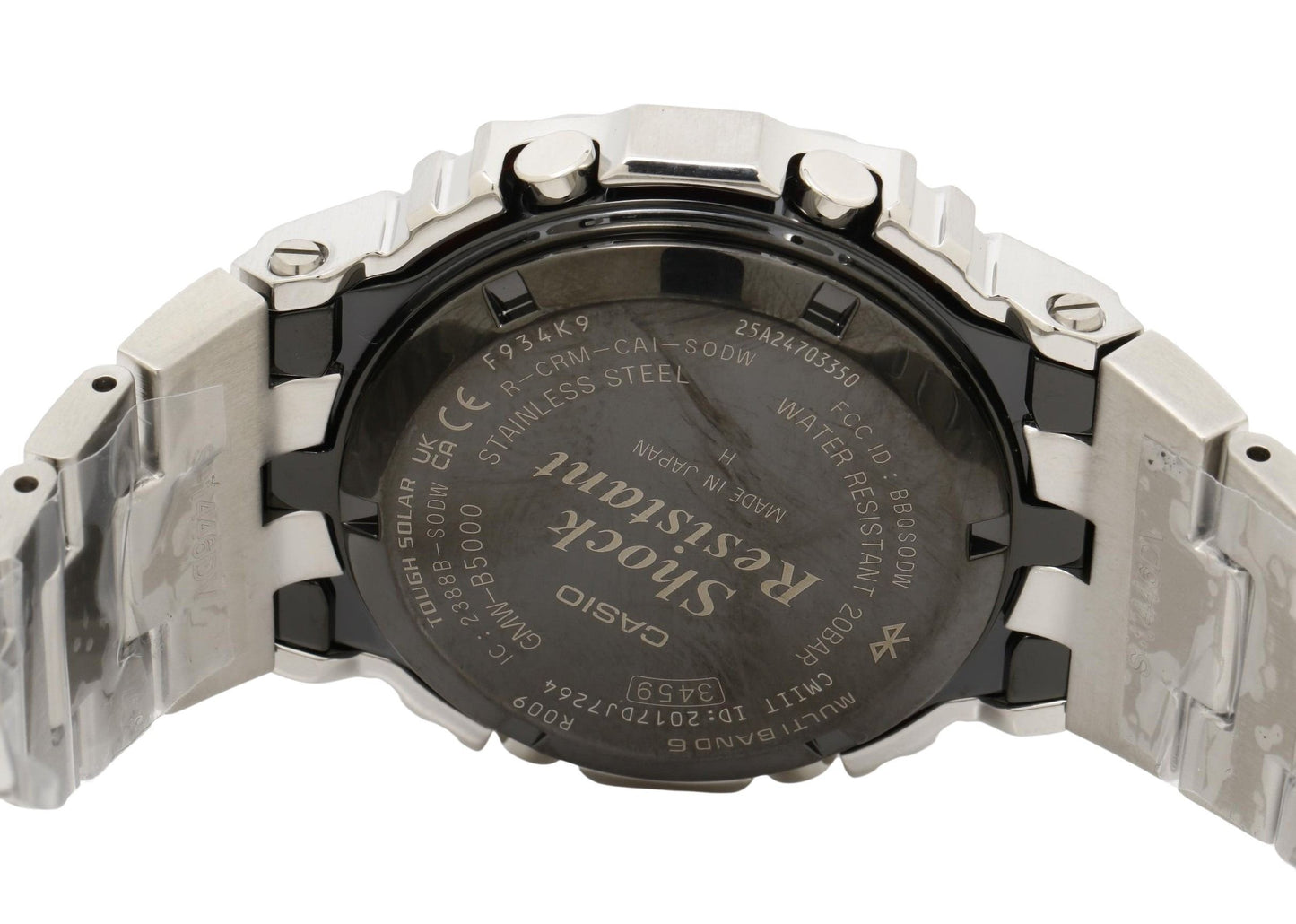 CASIO カシオ 時計 GSHOCK FULL METAL 5000 SERIES GMWB5000D1JF シルバー ステンレススチール メンズ デジタル 新古未使用展示品