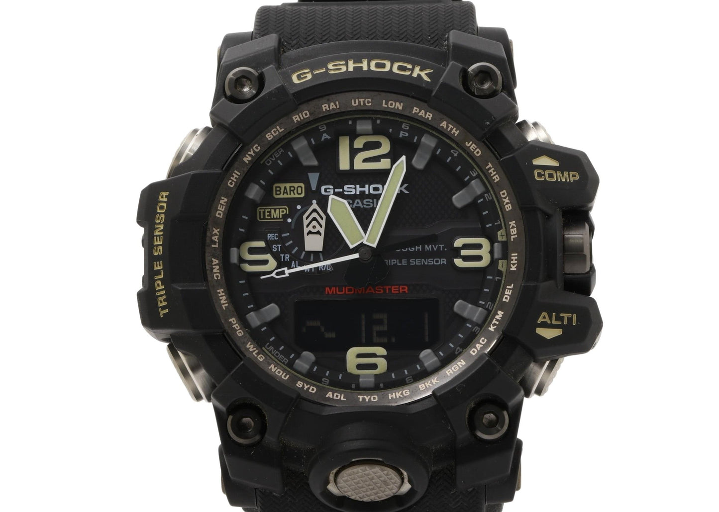 CASIO カシオ 時計 GSHOCK MASTER OF G LAND MUDMASTER GWG10001AJF ブラック 樹脂／ステンレススチール メンズ デジアナ 美品