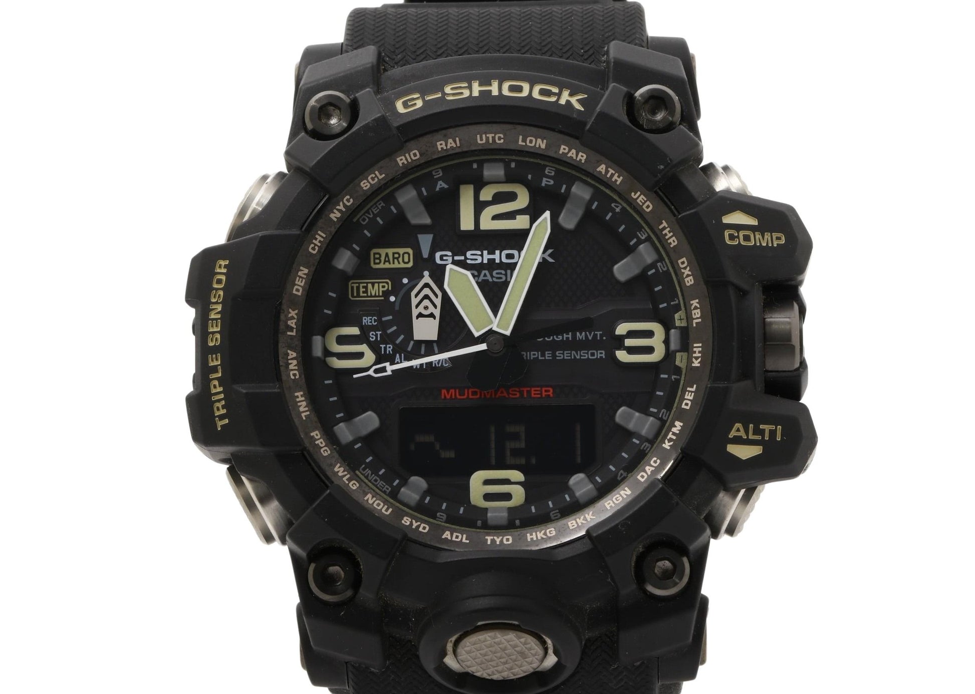 CASIO カシオ 時計 GSHOCK MASTER OF G LAND MUDMASTER GWG10001AJF ブラック 樹脂／ステンレススチール メンズ デジアナ 美品