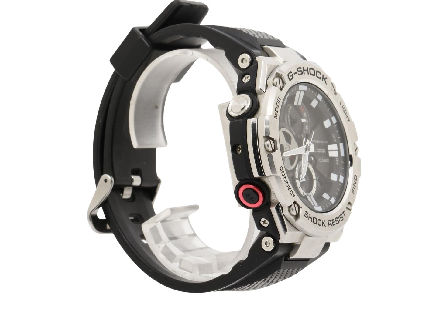 CASIO カシオ 時計 GSHOCK GSTEEL GSTB100 Series GSTB1001AJF ブラック シルバー 樹脂／ステンレススチール メンズ アナログ