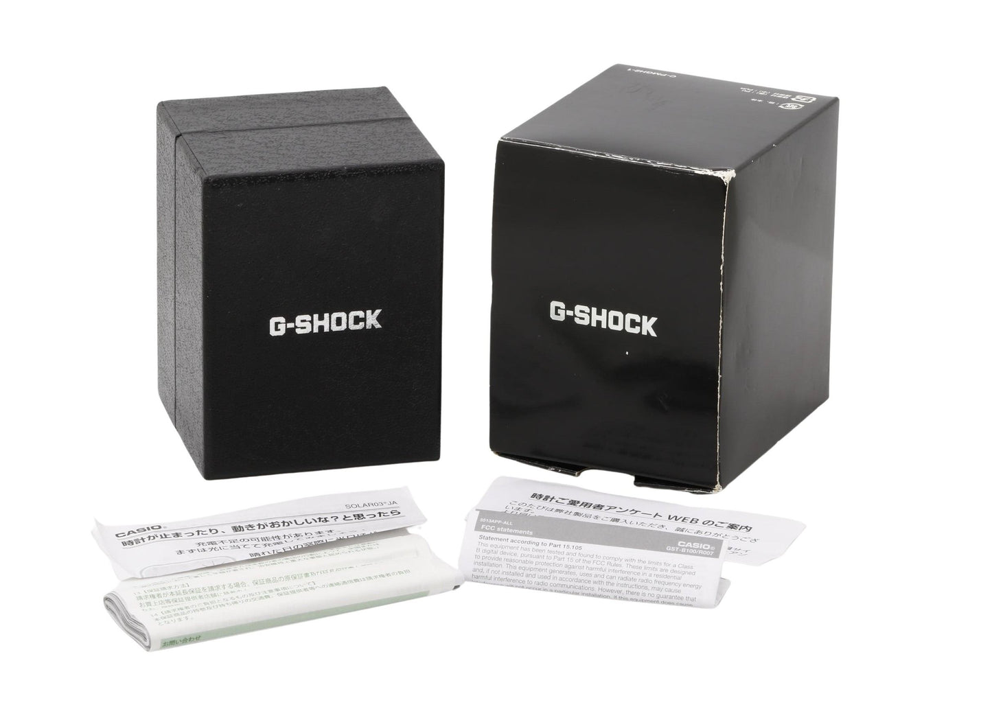 CASIO カシオ 時計 GSHOCK GSTEEL GSTB100 Series GSTB1001AJF ブラック シルバー 樹脂／ステンレススチール メンズ アナログ