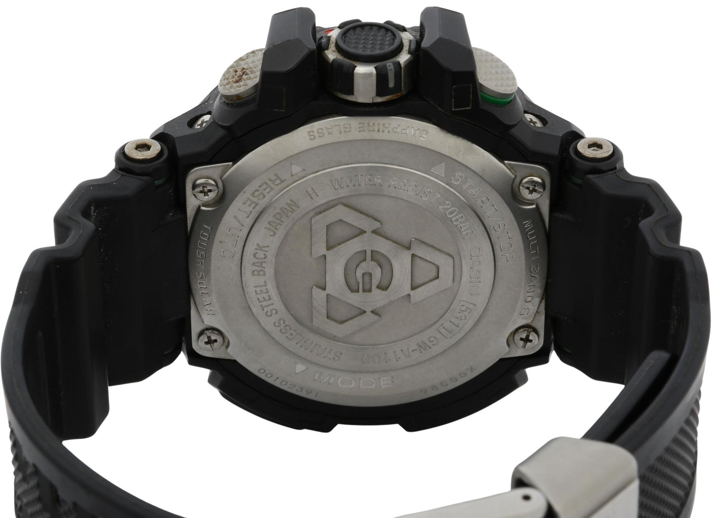 CASIO カシオ 時計 GSHOCK MASTER OF G AIR GRAVITYMASTER GWA11001A3JF ブラック 樹脂 メンズ アナログ