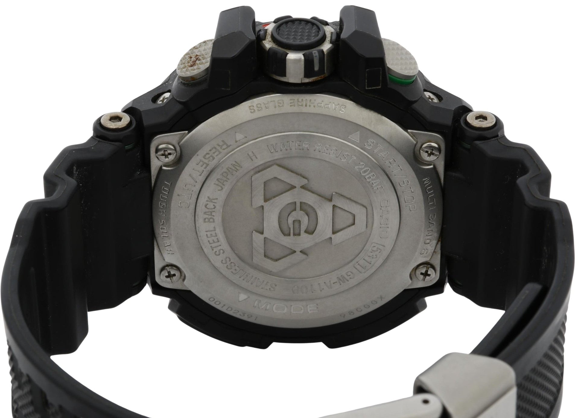 CASIO カシオ 時計 GSHOCK MASTER OF G AIR GRAVITYMASTER GWA11001A3JF ブラック 樹脂 メンズ アナログ