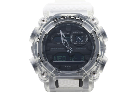 CASIO カシオ 時計 GSHOCK ANALOGDIGITAL GA900 SERIES GA900SKL7AJF ブラック クリア ホワイト 樹脂 メンズ デジアナ 新品未使用展示品
