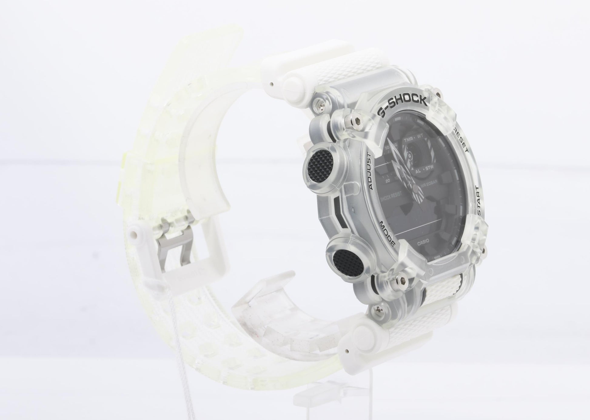 CASIO カシオ 時計 GSHOCK ANALOGDIGITAL GA900 SERIES GA900SKL7AJF ブラック クリア ホワイト 樹脂 メンズ デジアナ 新品未使用展示品