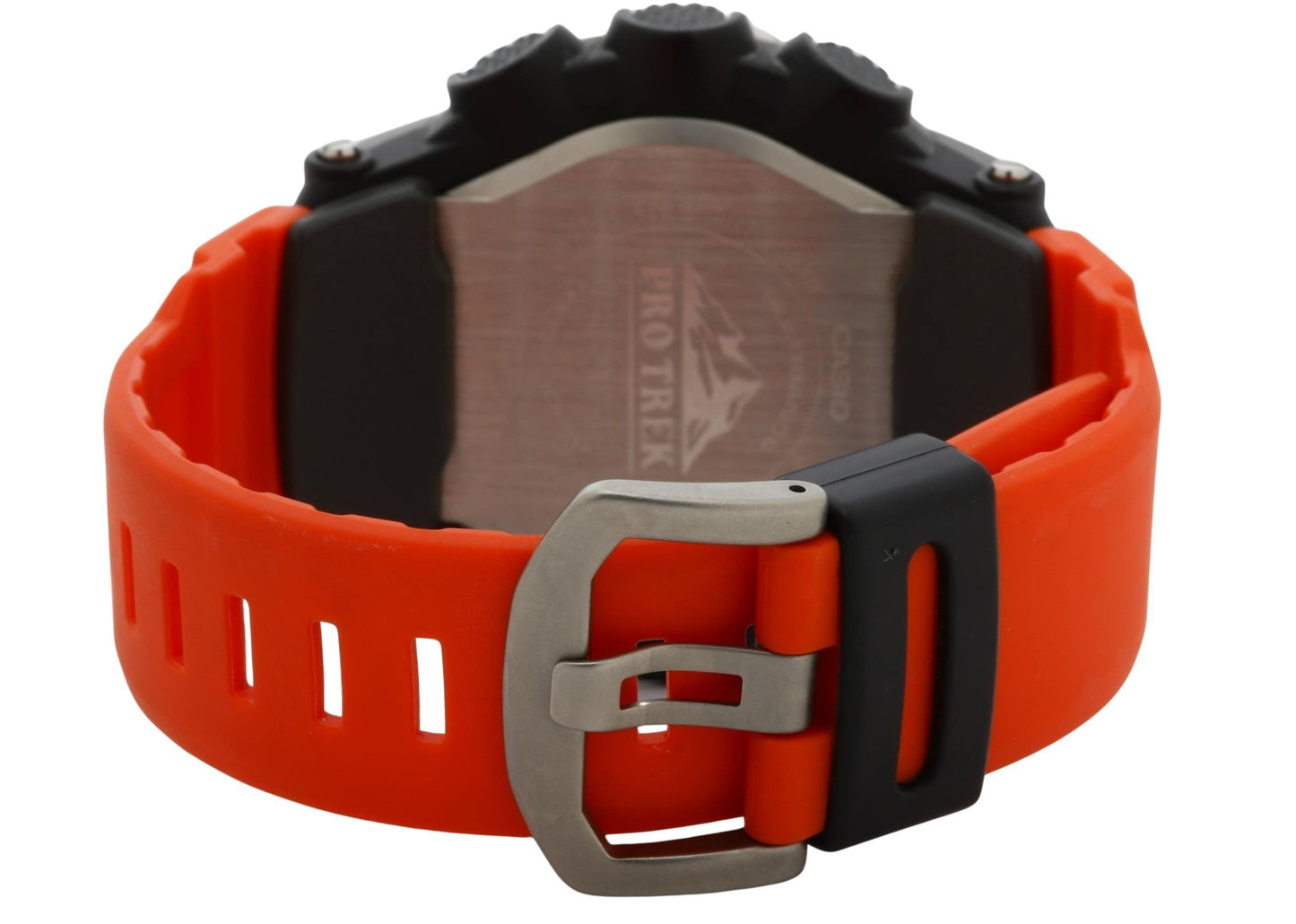 CASIO カシオ 時計 プロトレック PRW3500 ブラック シルバー オレンジ 樹脂／ステンレススチール メンズ デジタル