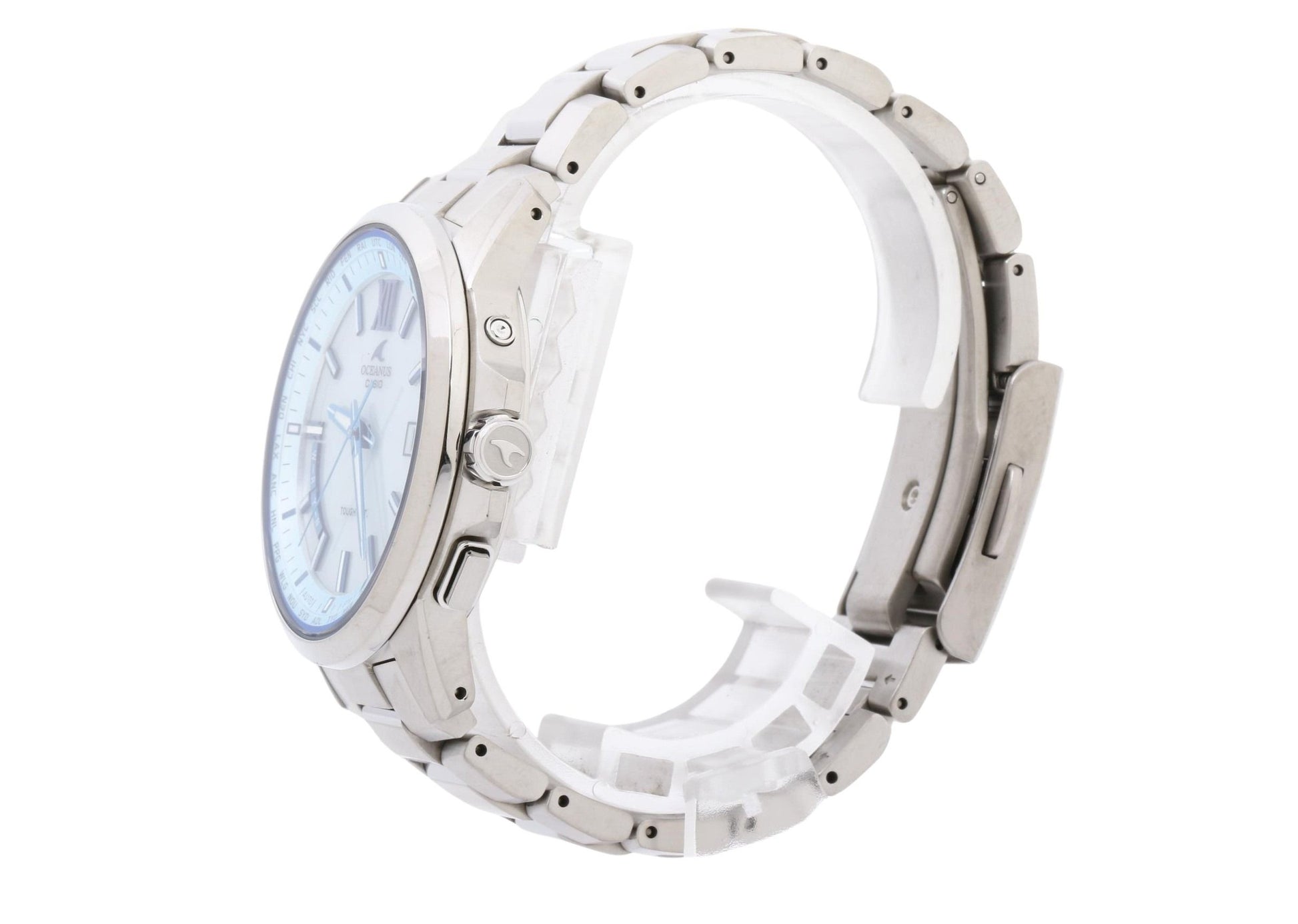 CASIO カシオ 時計 オシアナス 3 hands model OCWT1502AJF ホワイト シルバー チタン メンズ アナログ