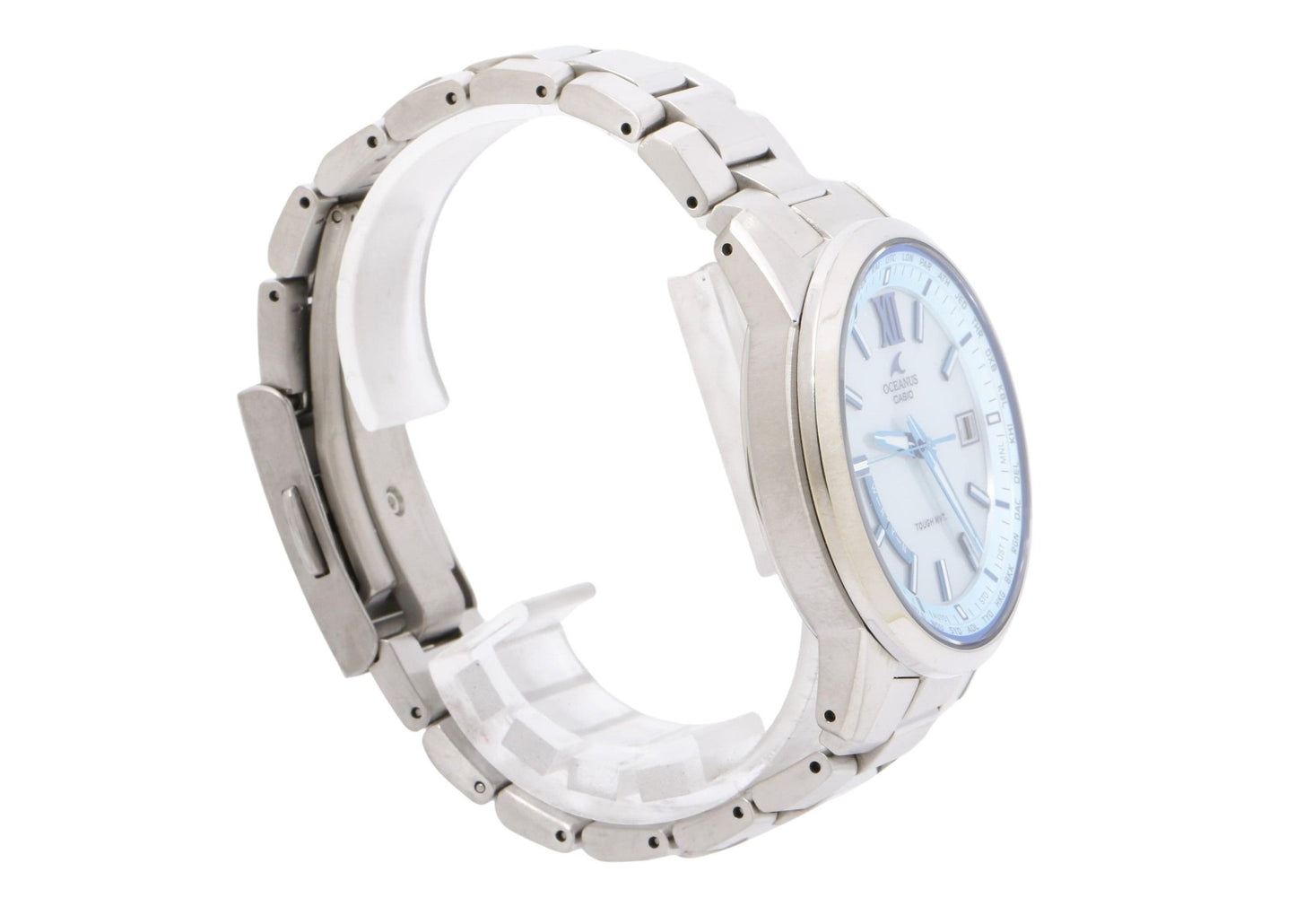 CASIO カシオ 時計 オシアナス 3 hands model OCWT1502AJF ホワイト シルバー チタン メンズ アナログ