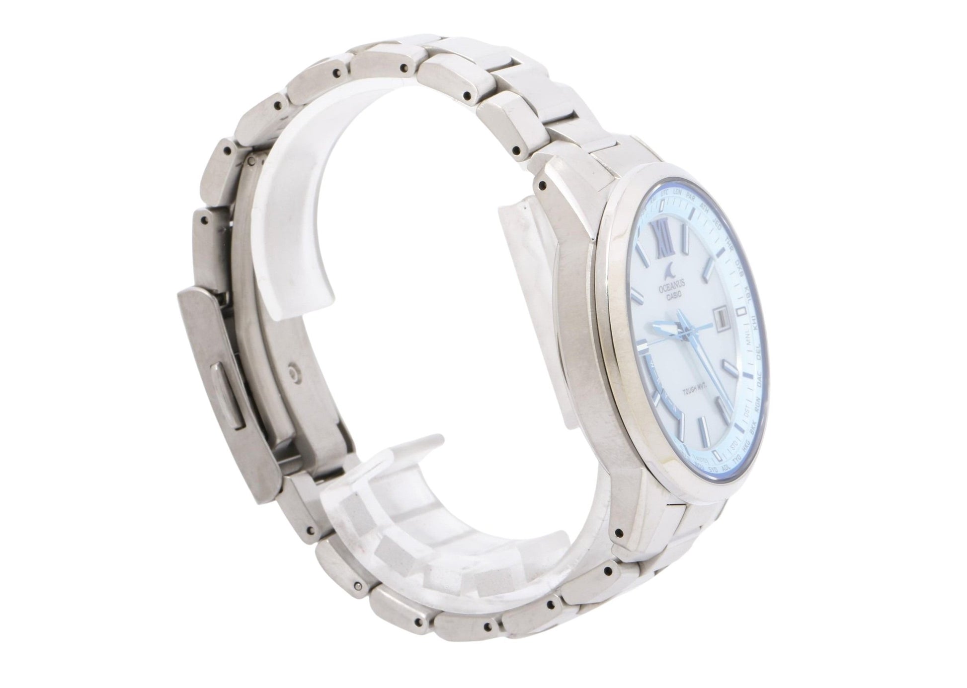 CASIO カシオ 時計 オシアナス 3 hands model OCWT1502AJF ホワイト シルバー チタン メンズ アナログ