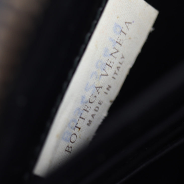 BOTTEGAVENETA ボッテガヴェネタ イントレチャート スコルピート 長財布 114076 VT272 1000 レザー ブラック ラウンドファスナー