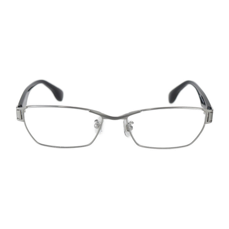 新古未使用展示品 AVIREX アヴィレックス 伊達メガネ メガネ AR101 SL 表記サイズ 56□16-142 チタン プラスチック シルバー ネイビー メガネフレーム アジアンフィット