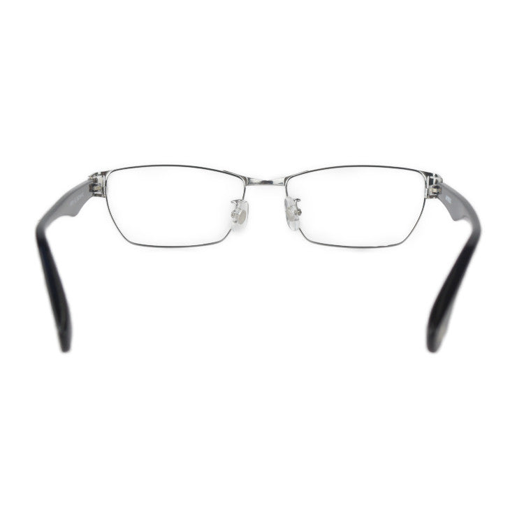 新古未使用展示品 AVIREX アヴィレックス 伊達メガネ メガネ AR101 SL 表記サイズ 56□16-142 チタン プラスチック シルバー ネイビー メガネフレーム アジアンフィット
