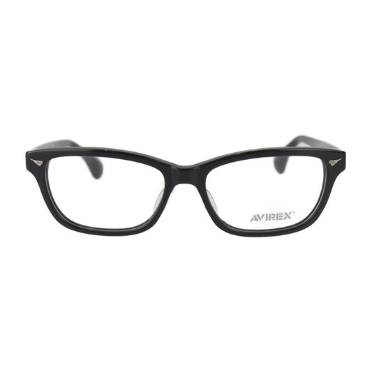 新古未使用展示品 AVIREX アヴィレックス 伊達メガネ メガネ AR201 B 表記サイズ 54□17-140 プラスチック ブラック メガネフレーム アジアンフィット