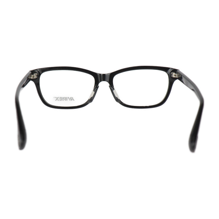 新古未使用展示品 AVIREX アヴィレックス 伊達メガネ メガネ AR201 B 表記サイズ 54□17-140 プラスチック ブラック メガネフレーム アジアンフィット