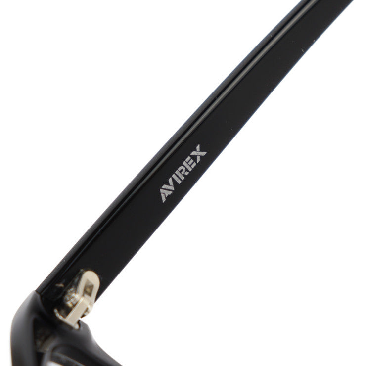 新古未使用展示品 AVIREX アヴィレックス 伊達メガネ メガネ AR201 B 表記サイズ 54□17-140 プラスチック ブラック メガネフレーム アジアンフィット