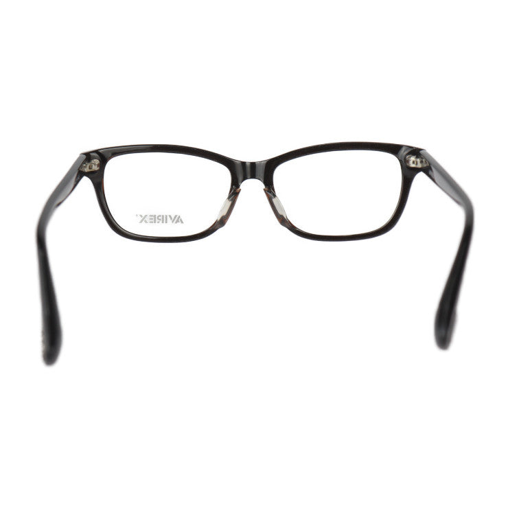 新古未使用展示品 AVIREX アヴィレックス 伊達メガネ メガネ AR201 B-BR 表記サイズ 54□17-140 プラスチック ブラウン メガネフレーム アジアンフィット