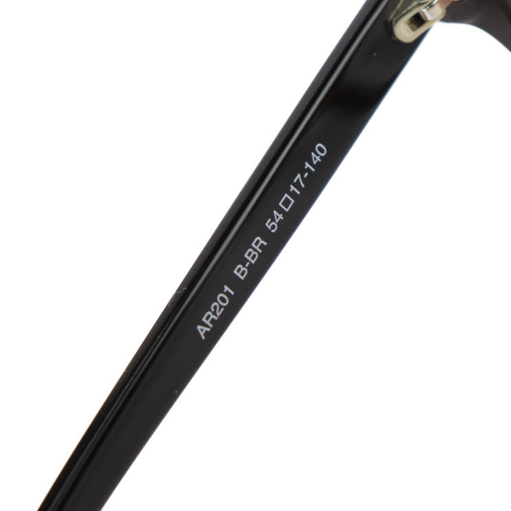 新古未使用展示品 AVIREX アヴィレックス 伊達メガネ メガネ AR201 B-BR 表記サイズ 54□17-140 プラスチック ブラウン メガネフレーム アジアンフィット