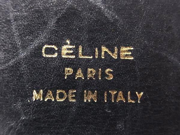 CELINE セリーヌ トートバッグ Cサルキー - ブラウン系 ブラック キャンバス×レザー ヴィンテージ 馬車金具 ゴールド金具