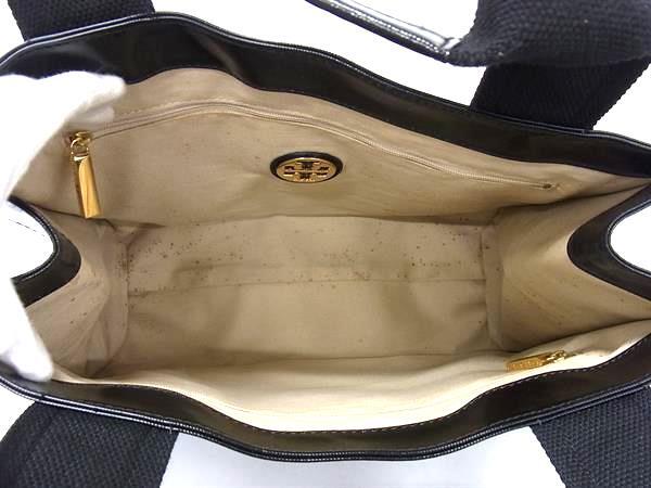 TORY BURCH トリーバーチ トートバッグ エラ - ブラック パテントレザー レディース