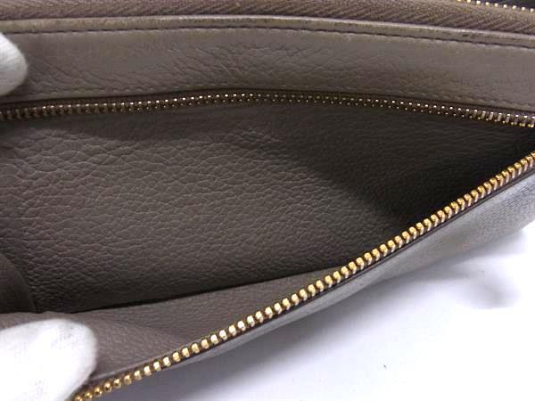 PRADA プラダ 長財布 - - グレージュ レザー レディース L字ファスナー