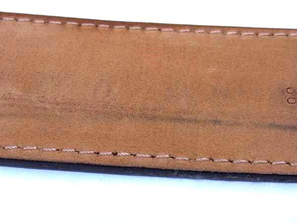 LOUIS VUITTON ルイヴィトン ベルト モノグラム サンチュール アンヴァントゥール M9812 ブラウン PVC レザー メンズ ゴールド金具