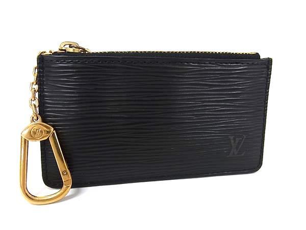 LOUIS VUITTON ルイヴィトン コインケース ポシェットクレ M63802 ブラック エピ ユニセックス ゴールド金具