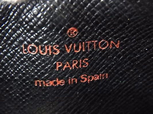 LOUIS VUITTON ルイヴィトン コインケース ポシェットクレ M63802 ブラック エピ ユニセックス ゴールド金具