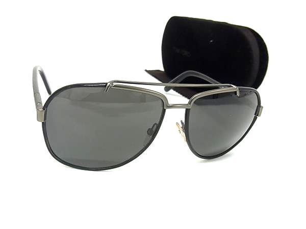 TOM FORD トムフォード サングラス Miguel TF148 09A ブラック プラスチック メタル メンズ ティアドロップ 超美品