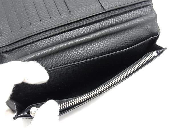 LOUIS VUITTON ルイヴィトン 財布 ダミエグラフィット ポルトフォイユ ブラザ N62665 ブラック系 PVC レザー メンズ 二つ折り長財布 シルバー金具
