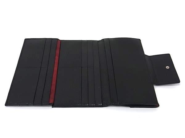 BVLGARI ブルガリ 財布 ロゴマニア - ブラック キャンバス×レザー ユニセックス 三つ折り長財布