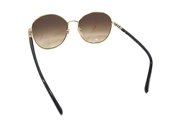 BURBERRY バーバリー サングラス - B 3094 ブラウン ブラック プラスチック メタル ユニセックス 超美品