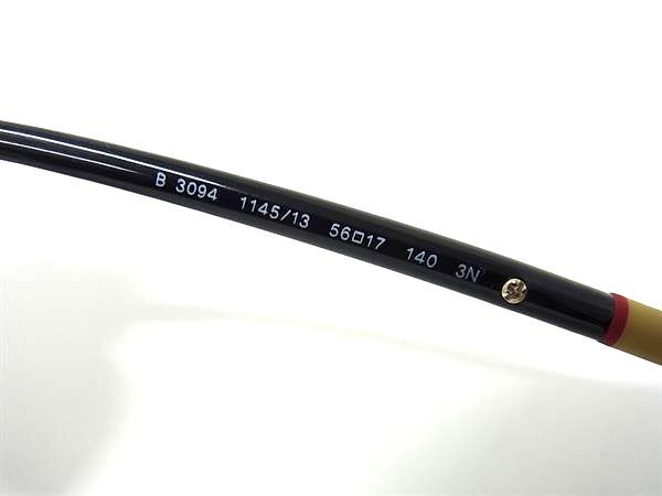 BURBERRY バーバリー サングラス - B 3094 ブラウン ブラック プラスチック メタル ユニセックス 超美品