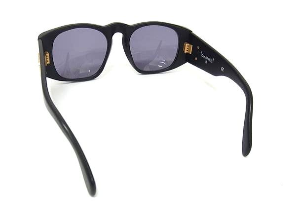 CHANEL シャネル サングラス ココマーク 01451 90405 ブラック プラスチック ユニセックス ゴールド金具