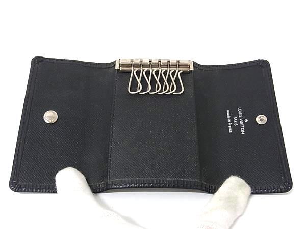 LOUIS VUITTON ルイヴィトン キーケース ミュルティクレ6 M63812 ブラック エピ ユニセックス シルバー金具