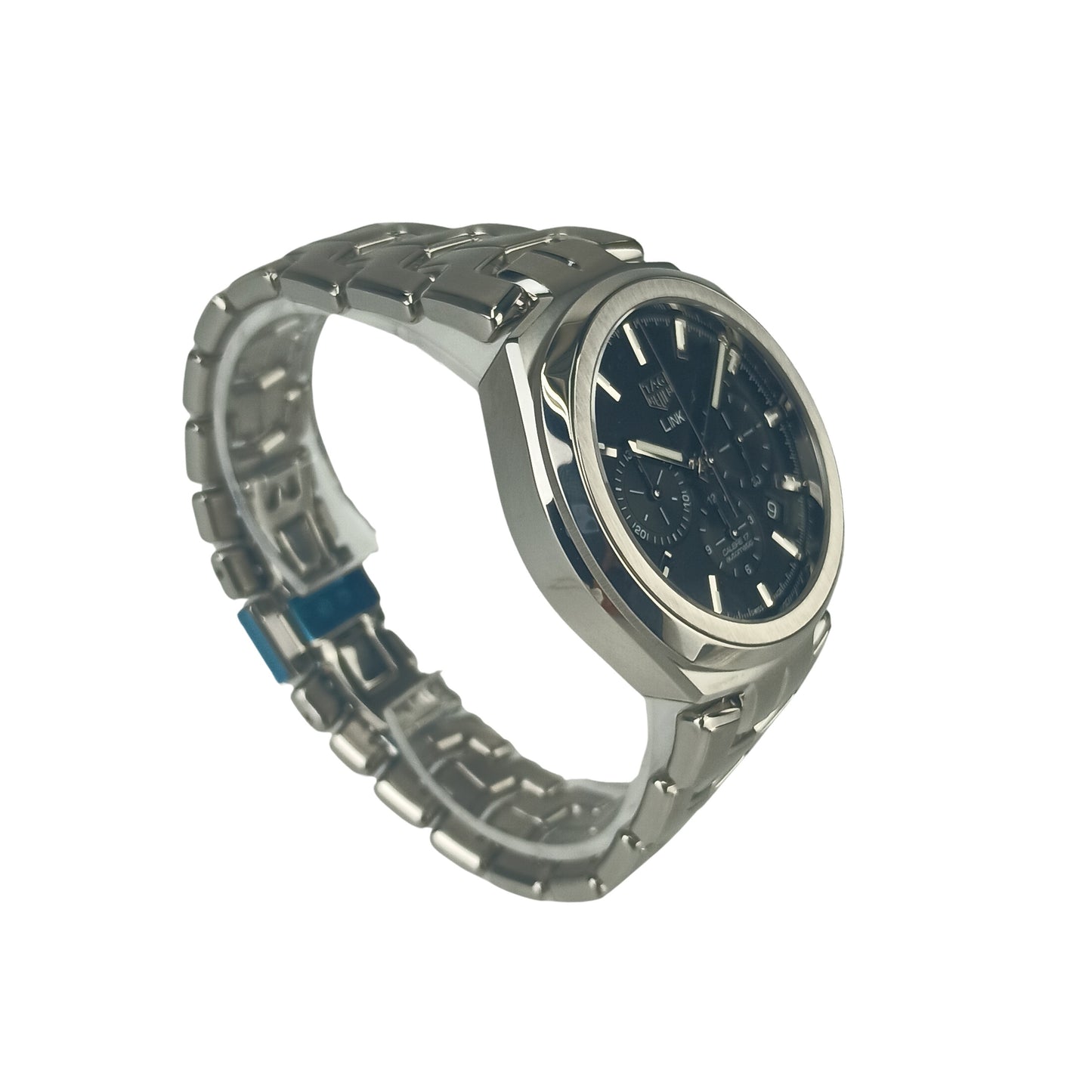 TAG Heuer タグホイヤー 腕時計 リンク キャリバー17 クロノグラフ CBC2110.BA0603 シルバー ブラック文字盤 ステンレス メンズ 自動巻き アナログ 新古未使用展示品