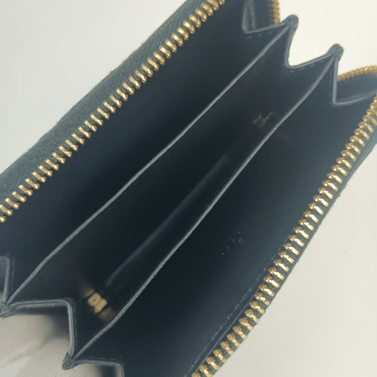 GUCCI グッチ コインケース グッチシマ ジップアラウンド コインパース 447939 ブラック レザー ユニセックス ゴールド金具