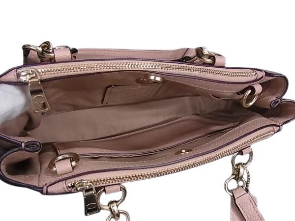 COACH コーチ ハンドバッグ クリスティ キャリーオール F57523 ベージュ レザー レディース ゴールド金具