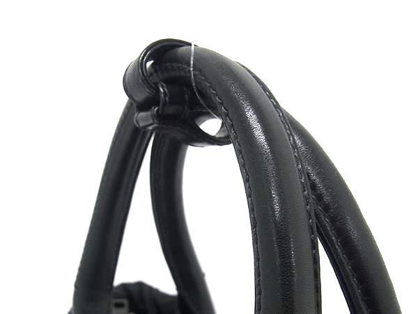PRADA プラダ ハンドバッグ トライアングルロゴ 1BG959 ネイビー ブラック テスートナイロン レディース 2WAY 三角ロゴマーク 美品