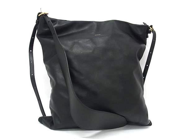 Sacai サカイ ショルダーバッグ ブラック レザー レディース 美品