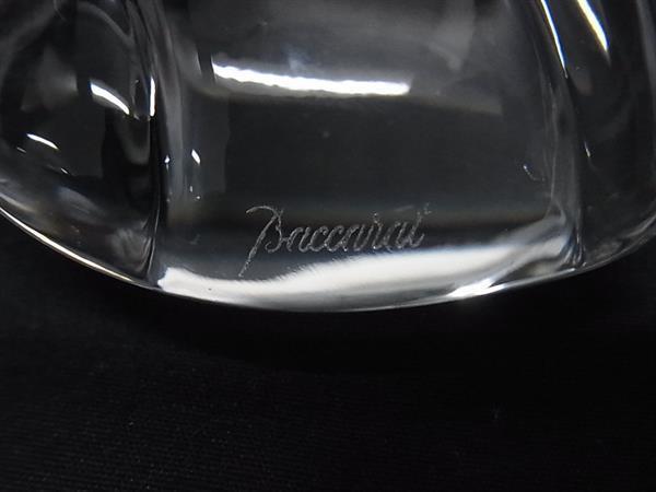 Baccarat バカラ ネックレス クリア クリスタルガラス レディース ハート 美品