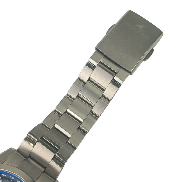 CASIO カシオ 腕時計 Classic Line オシアナス OCWT26001AJF ブラック文字盤 チタン メンズ アナログ 美品