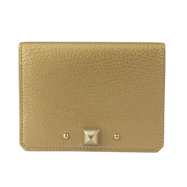 HERMES エルメス カードケース 名刺入れ MEDOR メドール 084864CP DORE ゴールド シャムキライト ユニセックス ゴールド金具 新古未使用展示品