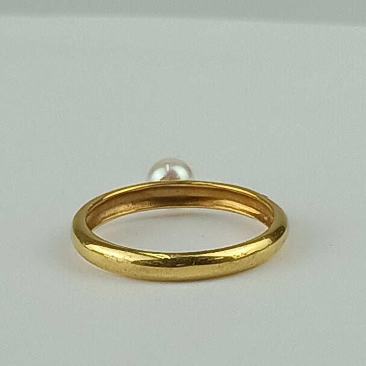 PERSON’S パーソンズ 指輪 パールリング - イエローゴールド K18 レディース 10号