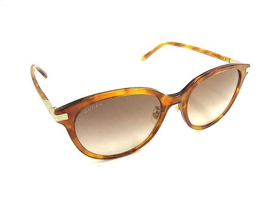 GUCCI グッチ サングラス - GG1452SK 004 ブラウン プラスチック ユニセックス べっ甲調