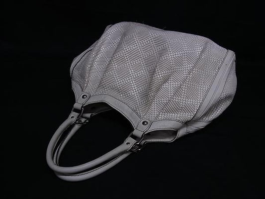 GUCCI グッチ ハンドバッグ グッチシマ ディアマンテ 211944 アイボリー ストロー×レザー レディース シルバー金具