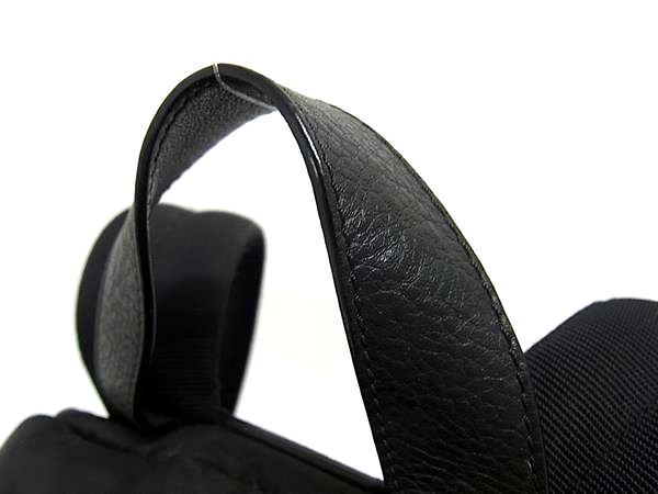 GIVENCHY ジバンシィ リュックサック アーバン バックパック BK500J ブラック ナイロン×レザー ユニセックス シルバー金具