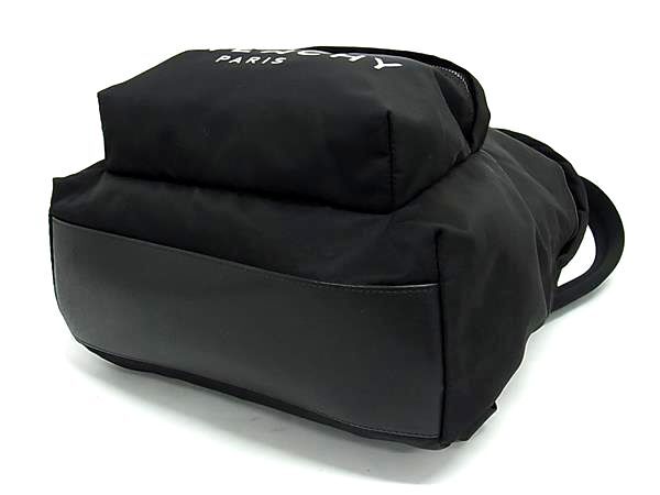 GIVENCHY ジバンシィ リュックサック アーバン バックパック BK500J ブラック ナイロン×レザー ユニセックス シルバー金具